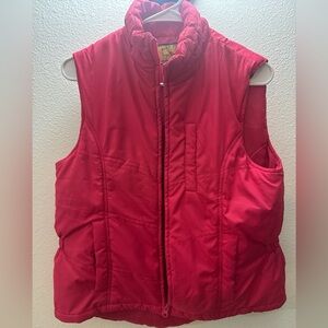 Women's pink puffer Vest
